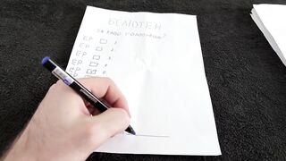 "Don't write a complaint! I can suck it off!" this babe wanted to mix up votes in the elections!