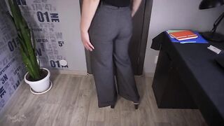 Watching Coworkers Butt In Constricted Trousers
