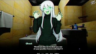My Femboy Roomate [ HOMOSEXUAL Manga Game ] Ep.7 CAUGHT masturbating by my ROOMIE in the SHOWER !