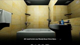 My Femboy Roomate [ HOMOSEXUAL Manga Game ] Ep.7 CAUGHT masturbating by my ROOMIE in the SHOWER !