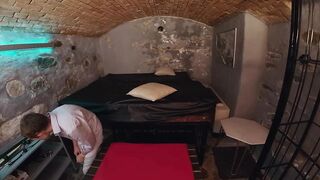 Trapped in an escape room? Let's watch who cums 1st