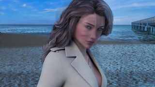 Breeze of Excitement 09 - Sexy Brunette hair mother I'd like to fuck Gets Screwed Hardat the Beach