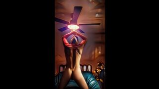 Artistic Masterbation Choke Play