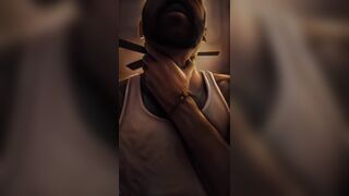 Artistic Masterbation Choke Play