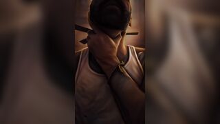 Artistic Masterbation Choke Play