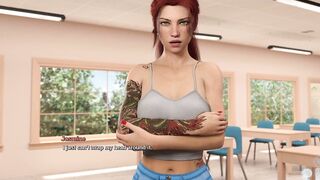 Race of Life - Oriental College Student Flashes Her Cunt to Teacher in the Test