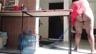 Karmica mother I'd like to fuck big beautiful woman Overweight Mexican in the Kitchen