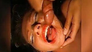 Wild Ggg Bukkake - Harlots Get Faces Drenched in Cum