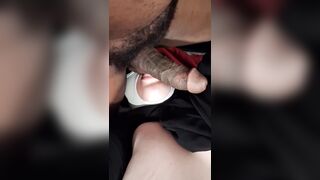 Ebony Balls and Weenie in Throat