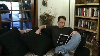 Consummate golden-haired wench enjoys blowing dick