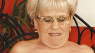 GILF Granny Sucks Weenie Then Takes It Unfathomable