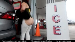 Shopping in Buttless Leggings