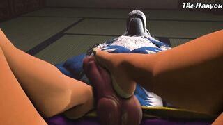 SFM - Carmelita Fox's Footjob Tease