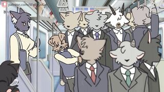 Kitty and Puppy two (Fur Manga Animation)