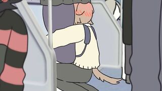 Kitty and Puppy two (Fur Manga Animation)