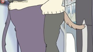 Kitty and Puppy two (Fur Manga Animation)