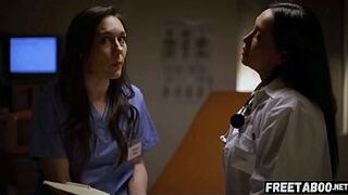 Lesbo Doctor Vicki Follow Makes The Fresh Nurse Sinn Sage Satisfy Her Raunchy Craves To Keep Her Secret