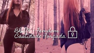 Castidade no SADOMASOCHISM - Femdom - Key Holder - Cinto de castidade - Dominant-bitch Brasileira