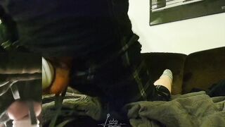 Foreskin screw in two views