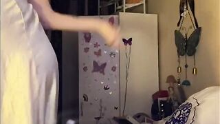Getting exposed having a bong and vibing away