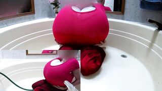 WWM - Big Shirt Mega Bosom Fill to Burst Inflation