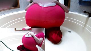WWM - Big Shirt Mega Bosom Fill to Burst Inflation