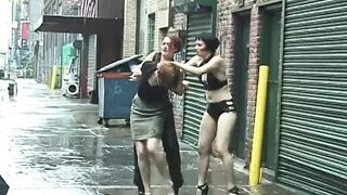 Slutty domme honeys discover wench with biggest breasts during the time that getting teats clamped - (Episode has no audio but music)