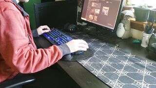 Jerking off My Ramrod to Our Porn. Pornception