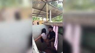 Hawt stepsister calls spouse's cousin from the baths to have sex with her