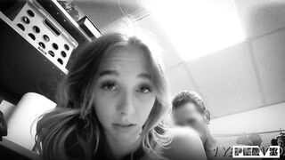 Blond Iterate Offender Breezy Bri Deepthroats Her Way Out Of The Backroom Once more