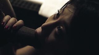 Breasty Oriental Jade Kush Finds BBC