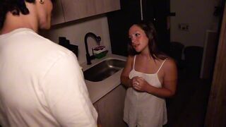 Colombian chap keeps his promise and leaves her overspread in cum after an intensive screw.
