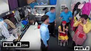 One Little Thief, Four Large Knobs: Tiny Shoplifter Pixie Smalls Takes On the Entire Team