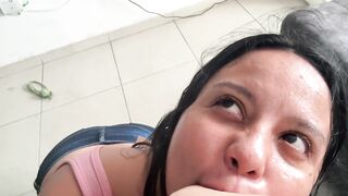 Waking Up My Girlfriend & Stepsister to Drain Giant Overflow