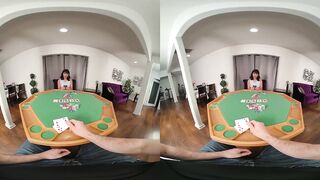 VRSpy - Disrobe plays with Apryl Rein