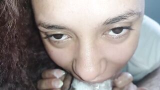 sucção creampie,lábios grandes,creampie, large creampie, spunk flow giant,gagging esperm?????????