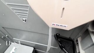 Portable Crap-house Disaster Peeing Plus Fingering.
