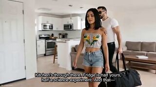 Fresh Roommate Tugjob on Her 1st Night POV (AI generated)