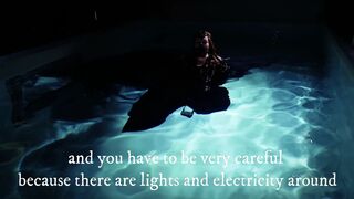 Underwater shooting - full backstage