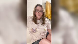 cute hotty humiliates u in the bathtub, then jerks u off (fetish custom episode)