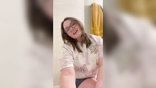cute hotty humiliates u in the bathtub, then jerks u off (fetish custom episode)