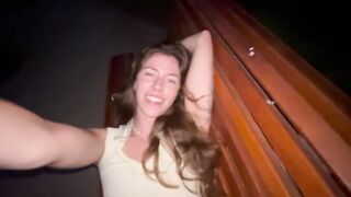Nomadic Honey Stella Gray Finger Bangs Herself in Madrid