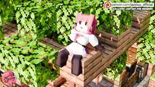 Sex with my ally's wife unfathomable penetration Shemale hentai Minecraft CG animation - Jazziuu