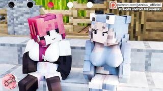 Sex with my ally's wife unfathomable penetration Shemale hentai Minecraft CG animation - Jazziuu