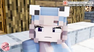 Sex with my ally's wife unfathomable penetration Shemale hentai Minecraft CG animation - Jazziuu