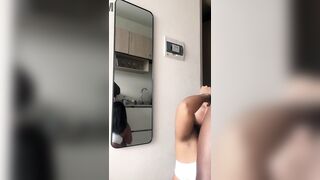 I tempt my ally in the kitchen to suck his giant rod -amateur pair- nysdel