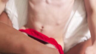 LARGE PENIS WORSHIP AND SHARED DEEPTHROAT ENJOYMENT WITH ANDCRISTIAN