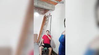 A married boss visits the construction web resource alone and provokes the construction worker into giving her blowjob and offering him her twat.