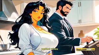 Sneaky Office Affair: Older Wife Becomes the Prize and Gets Filled by Spouse’s Rival - AI GENERATED