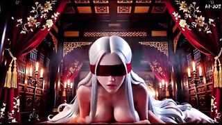 Blindfolded Silver Hair Hotty Meets the Masked Stranger.E4.AI-generated